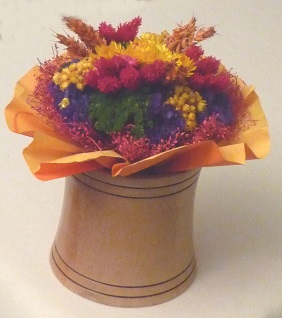pot avec fleurs